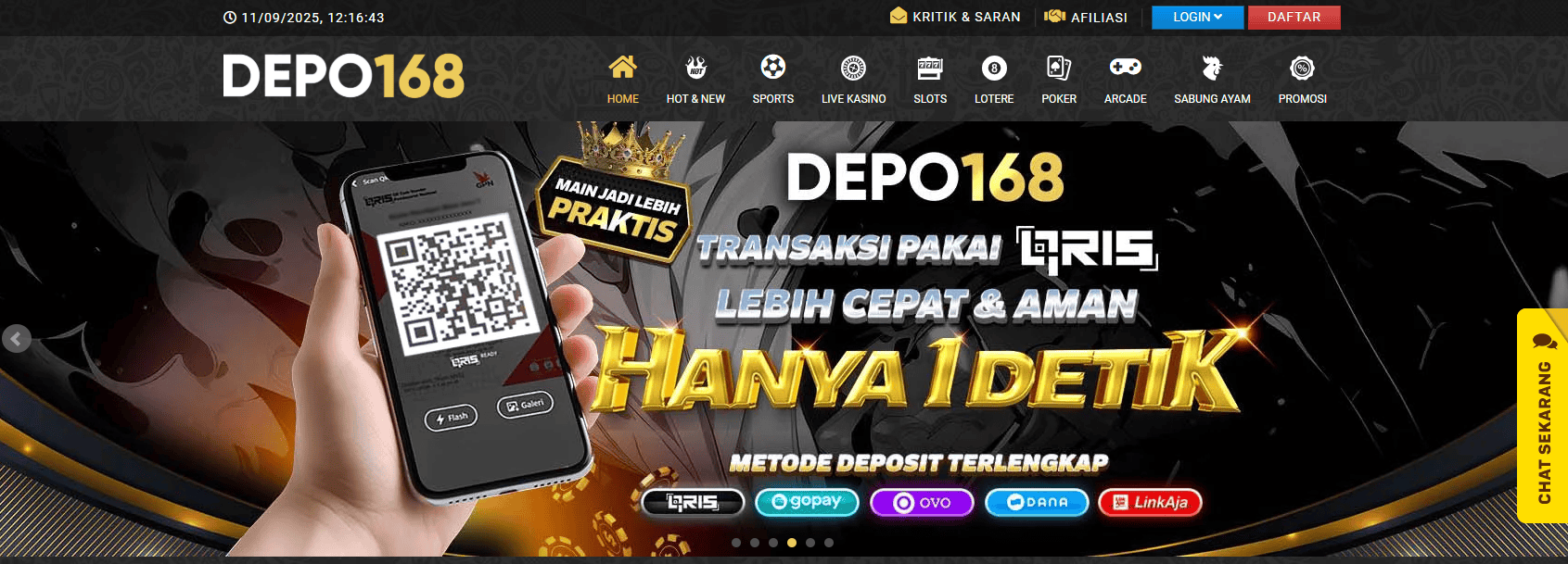 gambar dari Klaim Bonus Harian Depo168